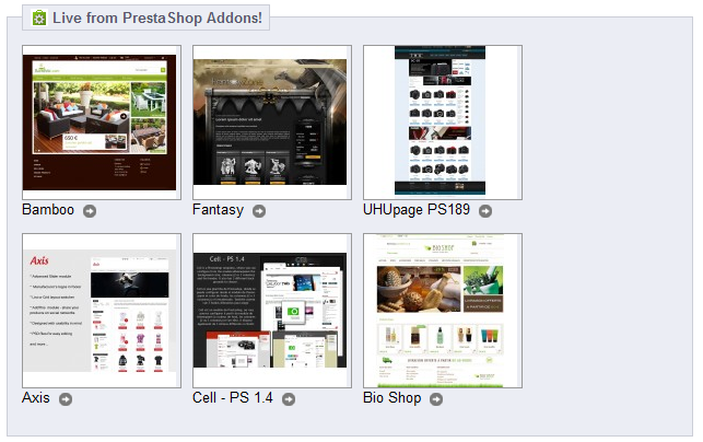 PrestaShop 1.5 > Understanding the Preferences > pref012-themeLiveAddons.png