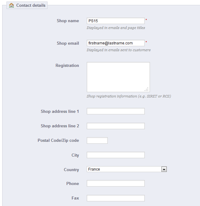 PrestaShop 1.5 > Understanding the Preferences > pref032-locatorContactDetails.png