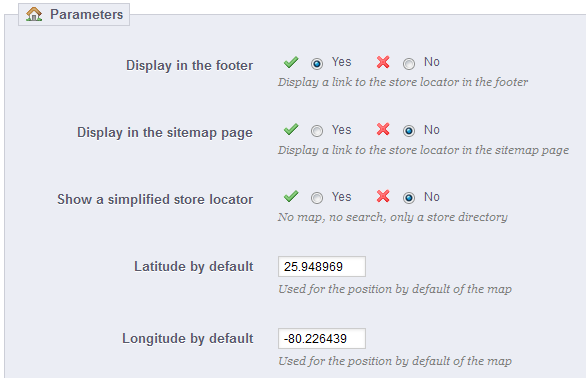 PrestaShop 1.5 > Understanding the Preferences > pref033-locatorParameters.png