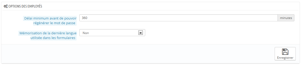 PrestaShop 1.6 > Configuration des comptes des employés > adm009-optionsEmployes-fr.png