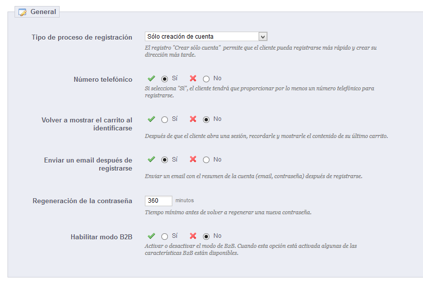 PrestaShop 1.5 > Comprender las Preferencias > preferencias008-clientes.png