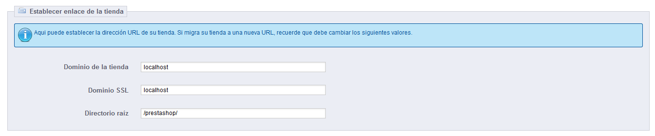 PrestaShop 1.5 > Comprender las Preferencias > preferencias016-Establecer-enlace-de-la-tienda.png