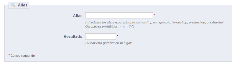 PrestaShop 1.5 > Comprender las Preferencias > preferencias035-Añadir-nuevo-alias.png