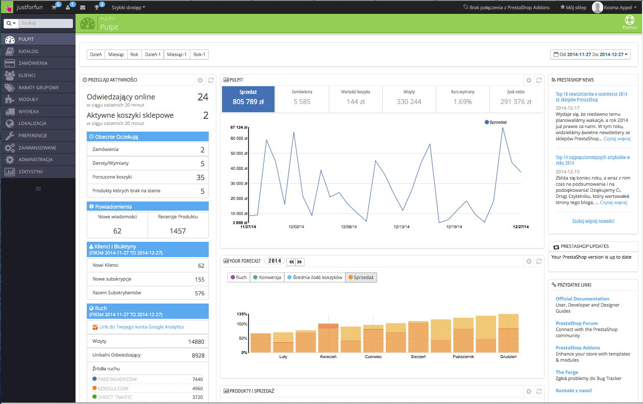 PrestaShop 1.6 > Odkrywanie obszaru administracyjnego > 1a.png