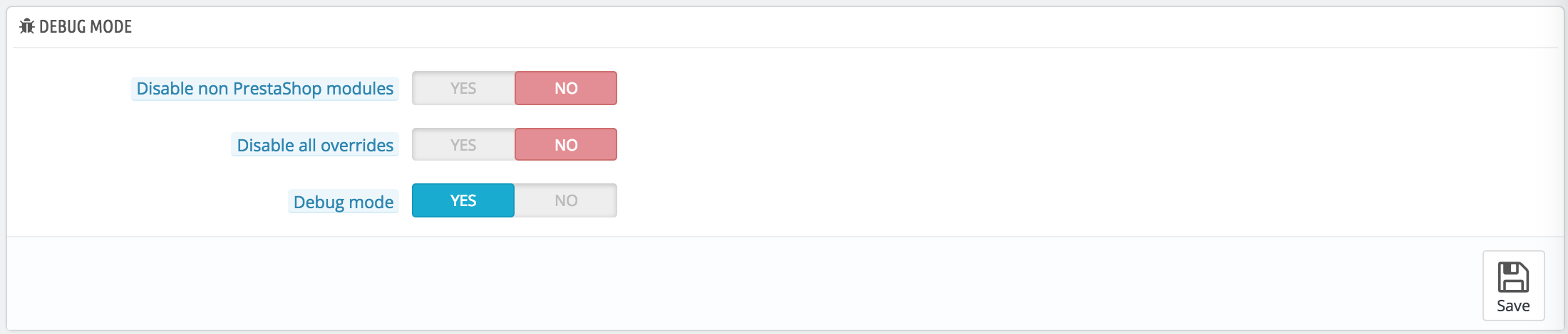 PrestaShop 1.7 > Performance > performances002-debug.png
